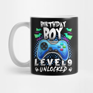 Level 9 Unlocked Video Game 9th Birthday Gamer Mug